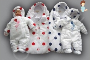 Kits / Umschläge für einen Auszug für ein Neugeborenes im Winter - 10 beste Modelle