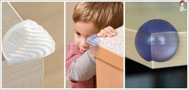 Safety of children at home - Protective corners and furniture lining