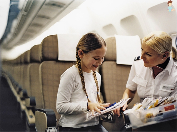 What to take a child in the plane