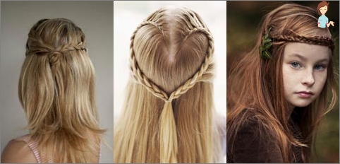 Beautiful hairstyles on September 1 for girls