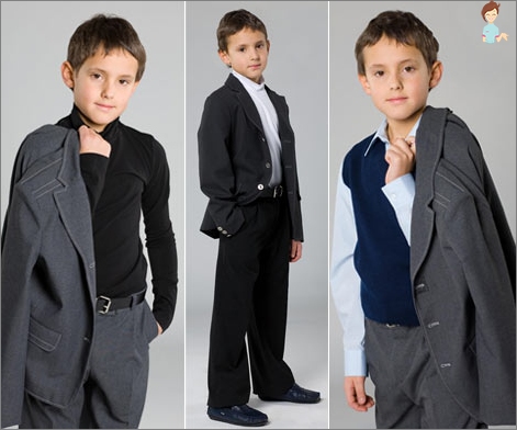 Clothing on September 1 for boys