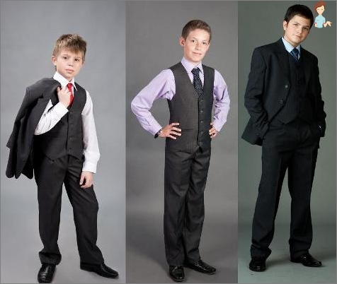 Clothing on September 1 for boys - Dandy style