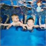 Wann und wie man mit Neugeborenen schwimmen kann