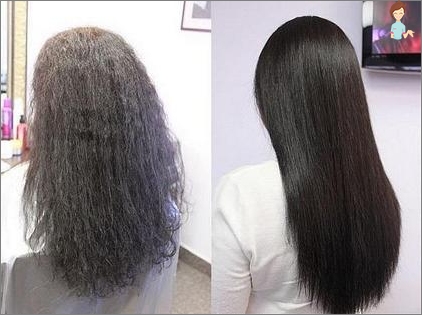 Keratin narovnání vlasů