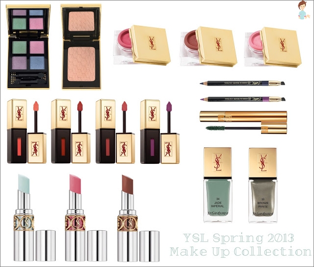 Coleções de primavera de maquiagem 2013 - Yves Saint Laurent