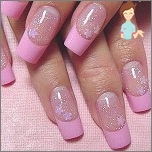 All types of manicure - French manicure