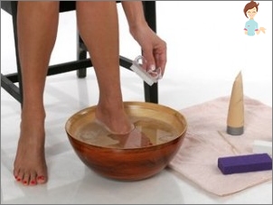 Technique of classic pedicure