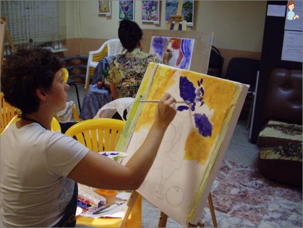 Geschäft für Hausfrauen - Eröffnung des Malereistudios