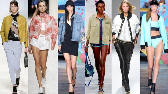 Fashionable women's jackets for spring 2014