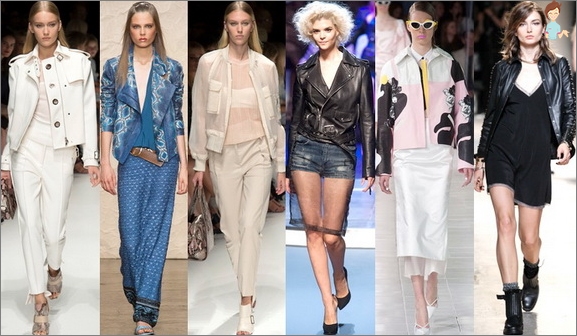 Fashionable women's jackets for spring 2014