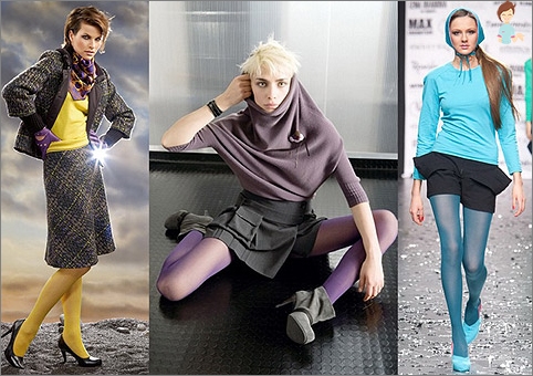 كيف ومع ما يرتدي الجوارب الملونة النسائية
