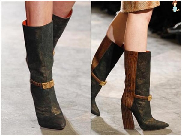 Botas das mulheres da moda outono-inverno 2013-2014