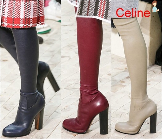 Botas das mulheres da moda outono-inverno 2013-2014