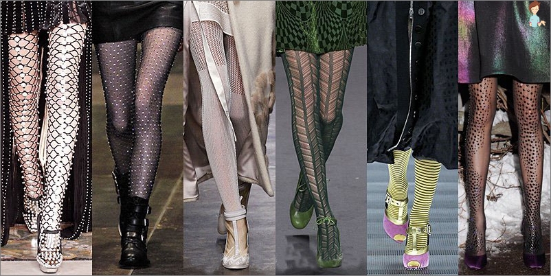 Women's fashion tights for autumn-winter 2013-2014