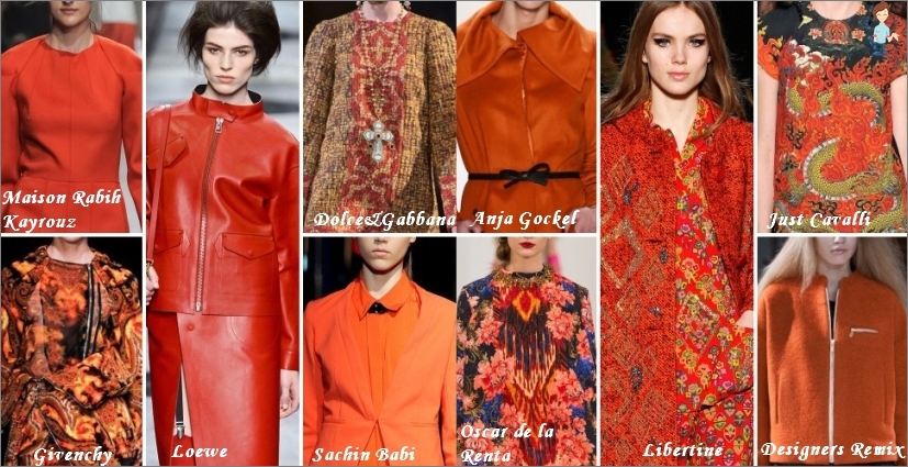 Fashionable colors in winter 2013-2014