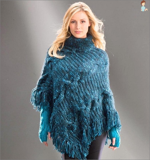 The most fashionable poncho for the fall of 2013