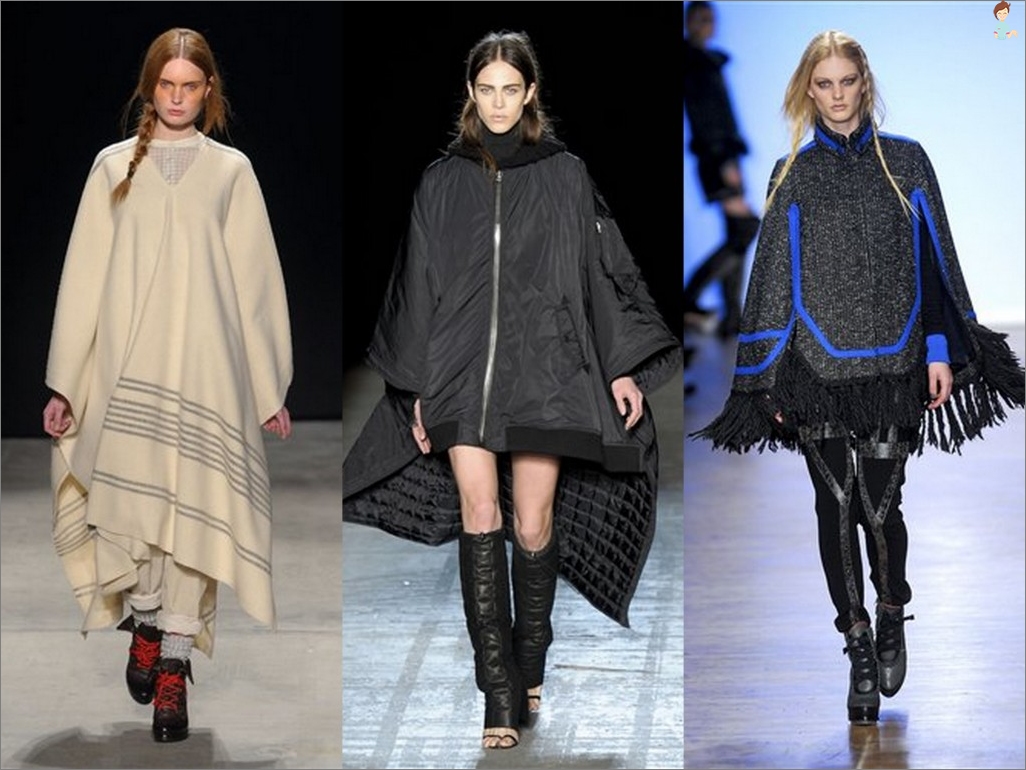 The most fashionable poncho for the fall of 2013