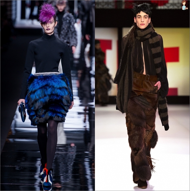 Fur Skirts 2013 Autumn Winter