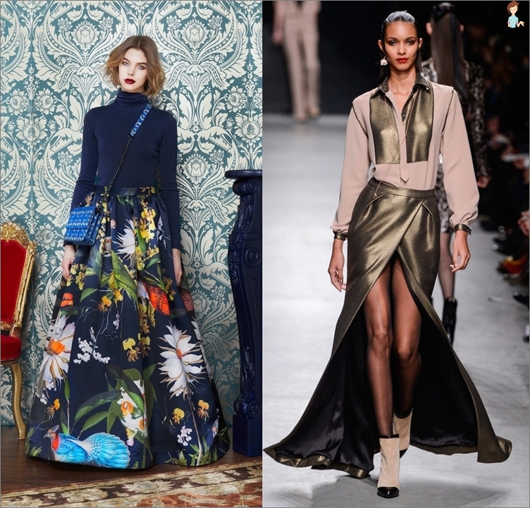 Fashion skirts in the floor 2013 autumn