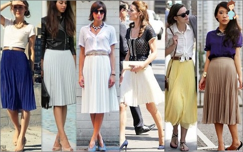 Autumn Pleated Skirts 2013