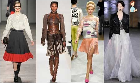 The most fashionable skirts of 2013