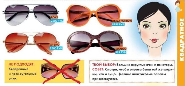 Sunglasses for Square Type Face