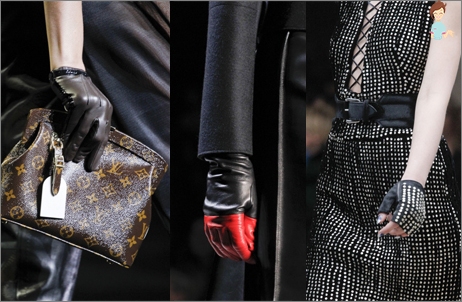 What accessories in fashion in winter 2013