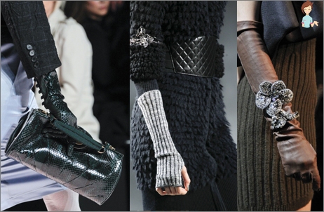 What accessories in fashion in winter 2013