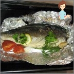 Niedrige Kaloriengerichte - Fische im Ofen