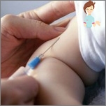 تطعيم الأطفال في المستشفى