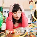 Women also have a hangover! 10 ways to cure a hangover!