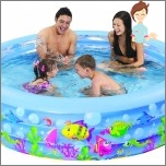 Children's inflatable pool