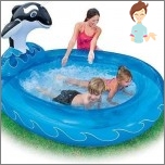 Inflatable pool for a child