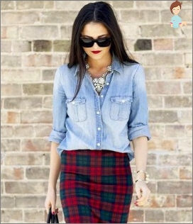 Style secrets: What to wear a denim shirt?