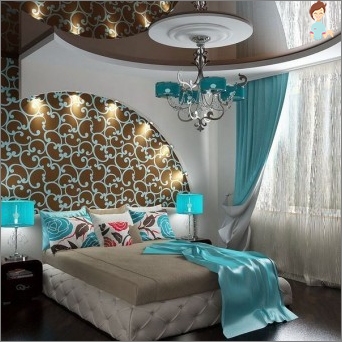 Beautifully drawing your bedroom: make up bed, ceiling, walls, windows