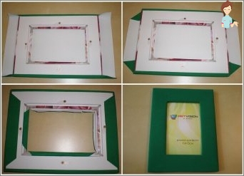 Kako napraviti prekrasan okvir za fotografije s kartona s vlastitim rukama?