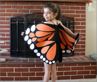 Napravite novogodišnje odijelo leptira vlastitim rukama: Praktični vodič