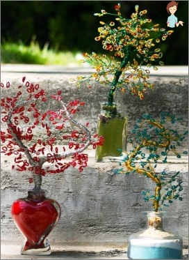 Gift with your own hands: Cash Tree from Bead