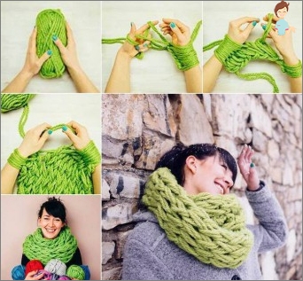 Pletenje rukama bez začina i kuke: popularna japanska oprema