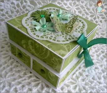 Original ideas for decorating the box with your own hands