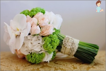 Traditional wedding bouquet in original performance