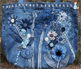 We sew a bag of old jeans with your own hands: I bring simple ideas into reality