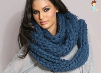 Warm and cozy scarf tube: Knit do it yourself