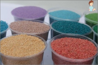 How to use colored sand?