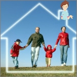 Haus, Hütte oder Stadthaus. Was ist für eine junge Familie besser?