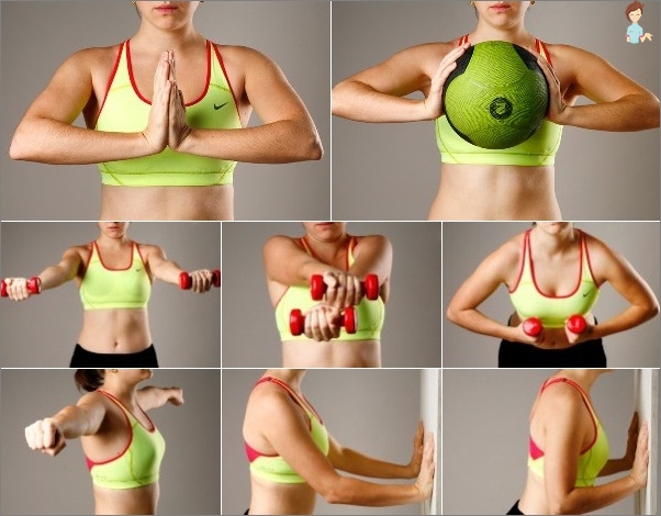 Breast exercises after childbirth and feeding