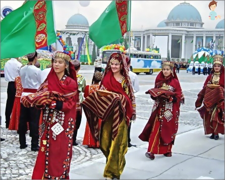 Tradice dovolené dne 8. března v Turkmenistánu